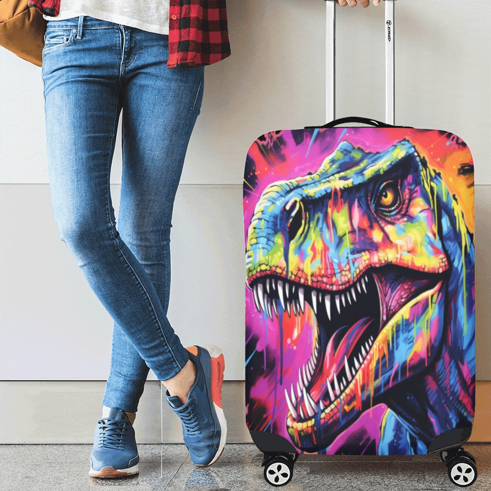 Punk Rock T-Rex - Luggage Cover Luggage Cover/Medium 22"-25"