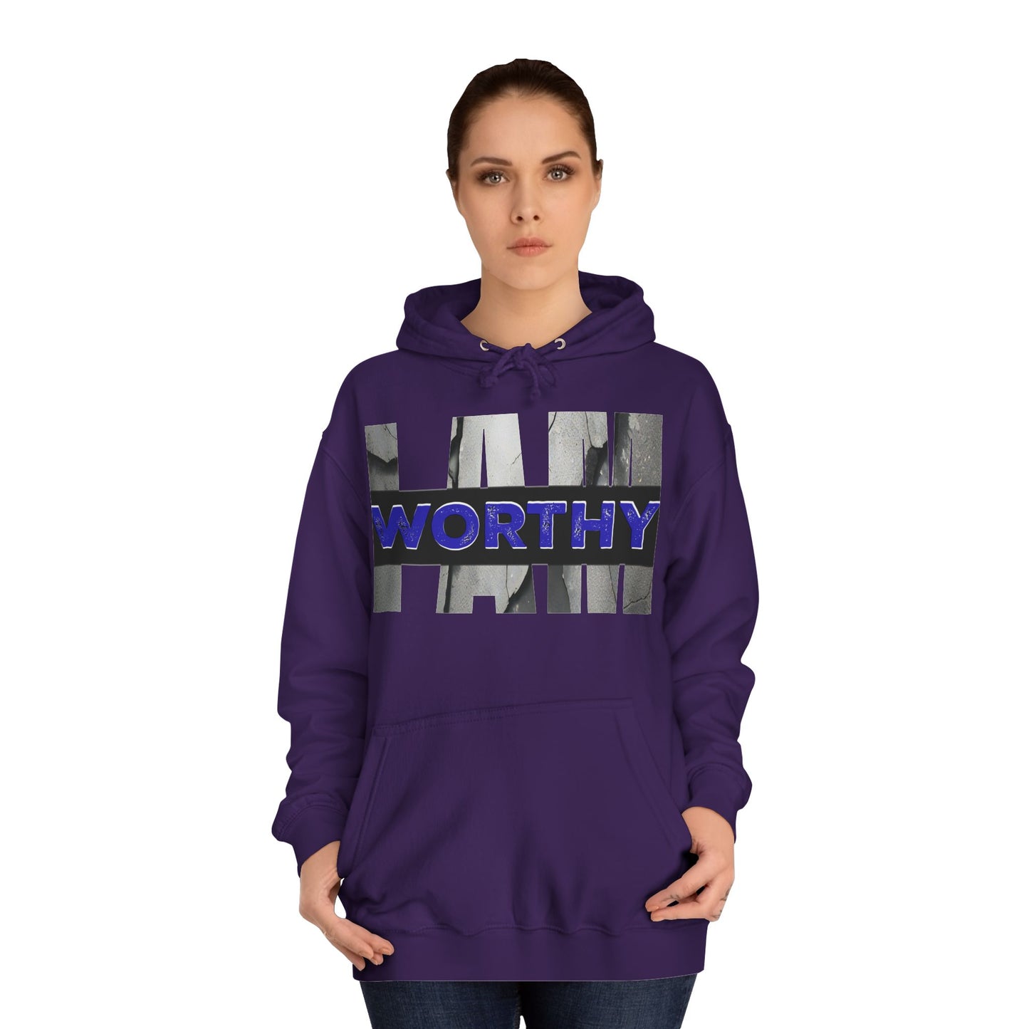 I AM WORTHY – Purple