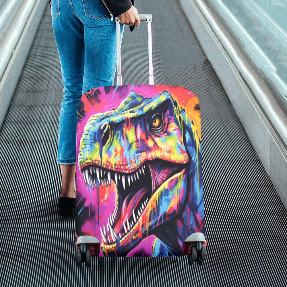 Punk Rock T-Rex - Luggage Cover Luggage Cover/Medium 22"-25"