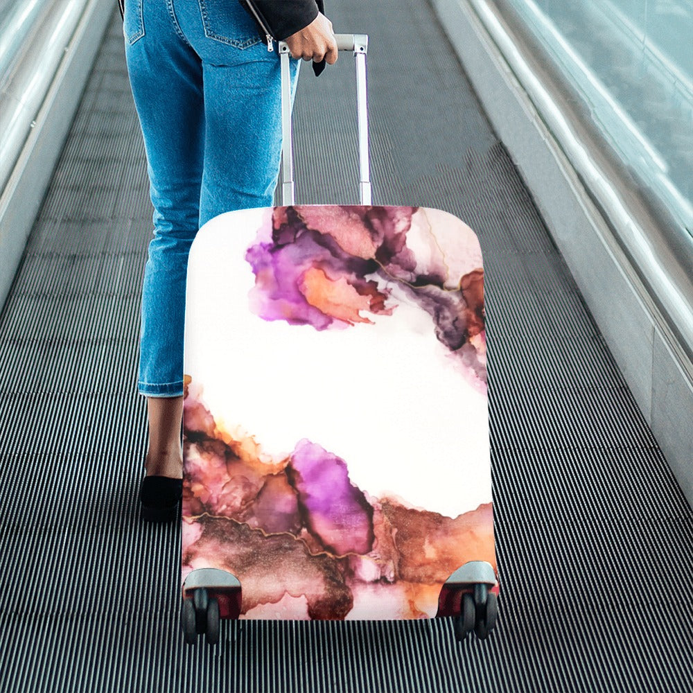 Cotton Candy Dream Luggage Cover Luggage Cover/Medium 22"-25"