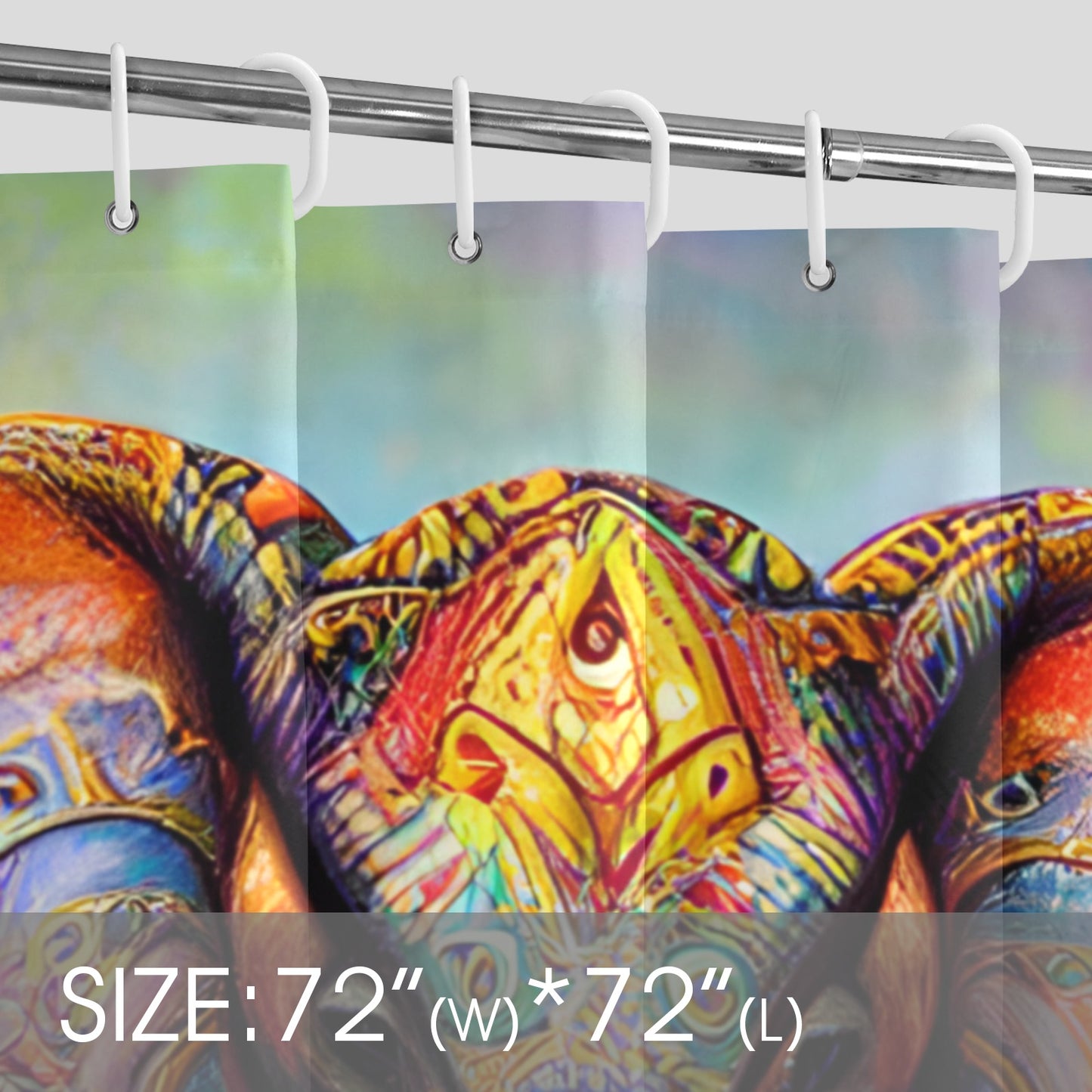 Beautiful Cloud Cover Shower Curtain Shower Curtain 72" x 72"