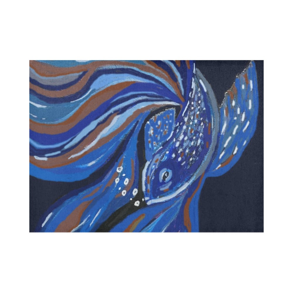 Blue Betta Place Mats Placemat 14’’ x 19’’ (Set of 4)