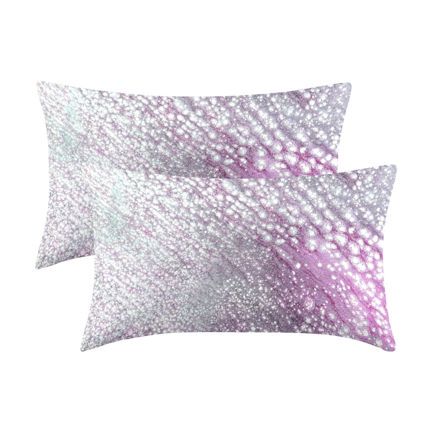 Diamonds in the Sky Peach Skin Pillowcase 20"x12" (One Side&Pack of 2)