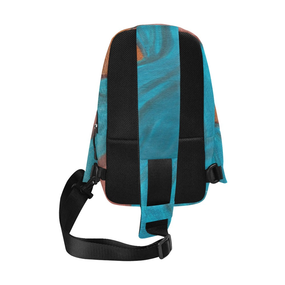 Teal-lishes Crossbody Chest Bag